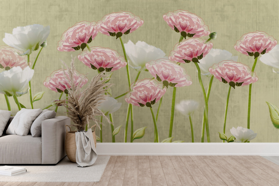 Wallpaper Floare Meadow