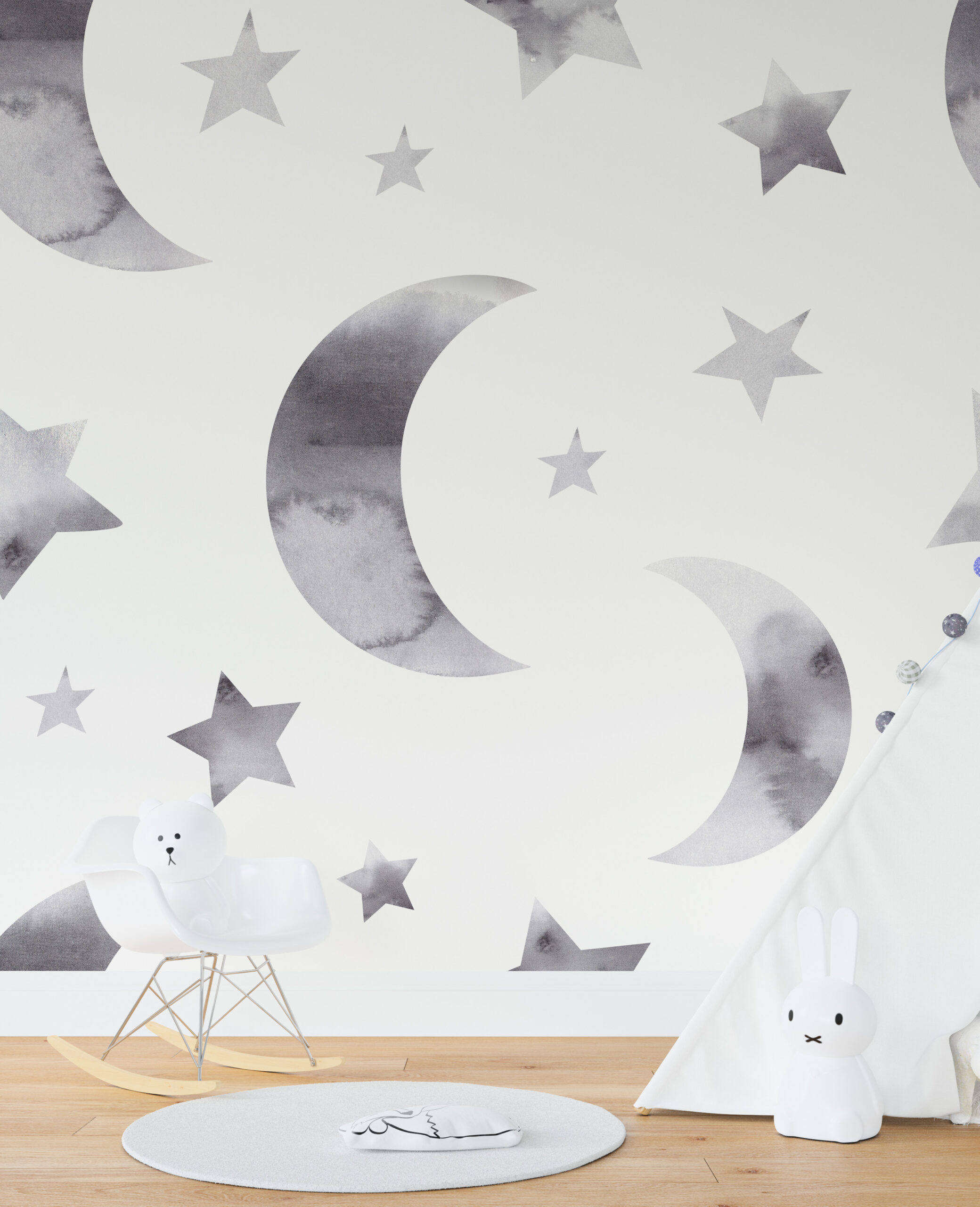 Mural Grey Night