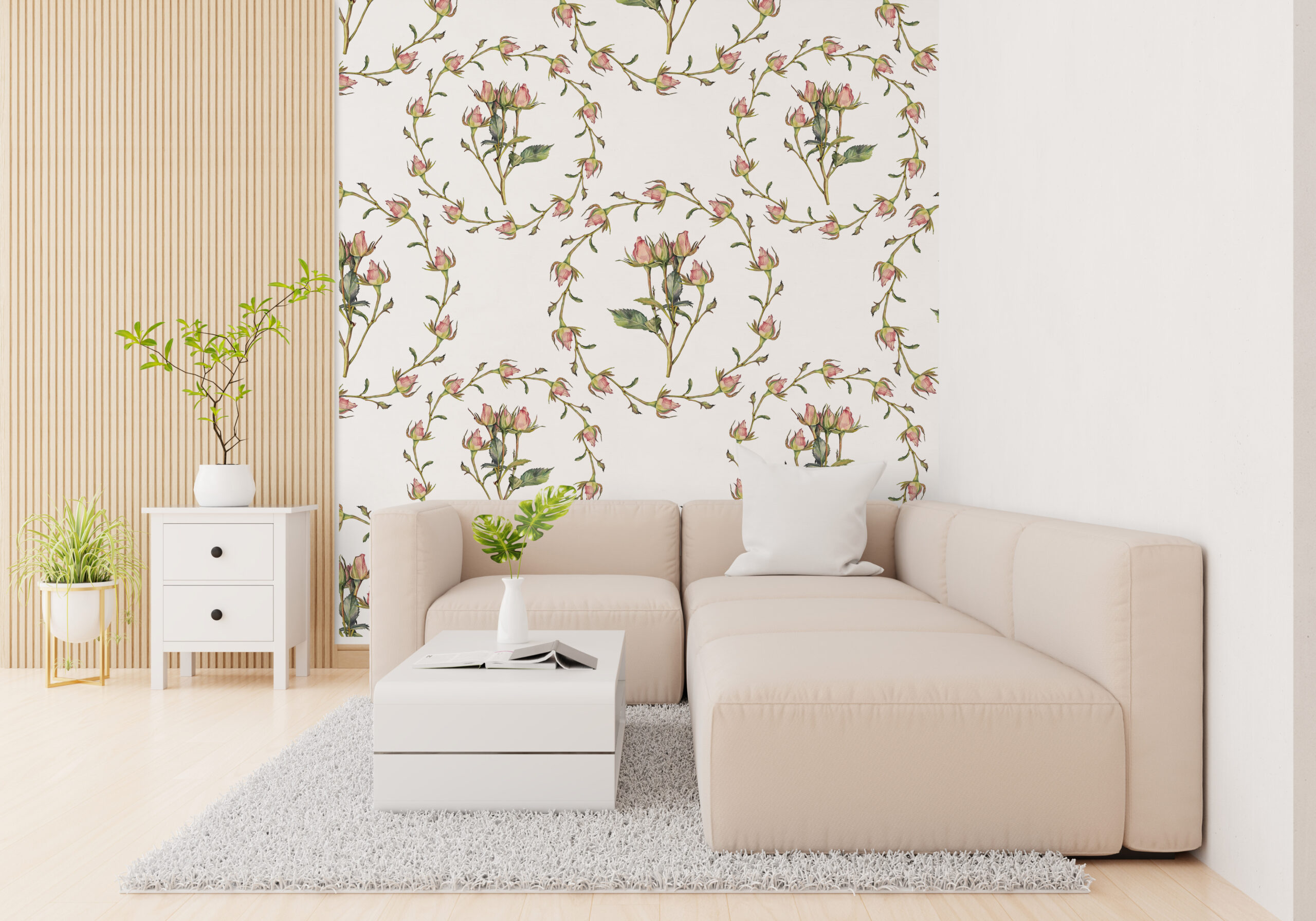 Wall mural Coroniță de trandafiri