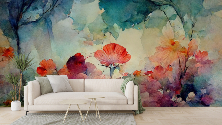 Wall mural Palette of Colours Meadows