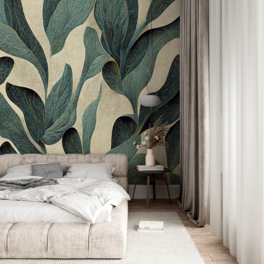 Tablou mural Frunze verzi