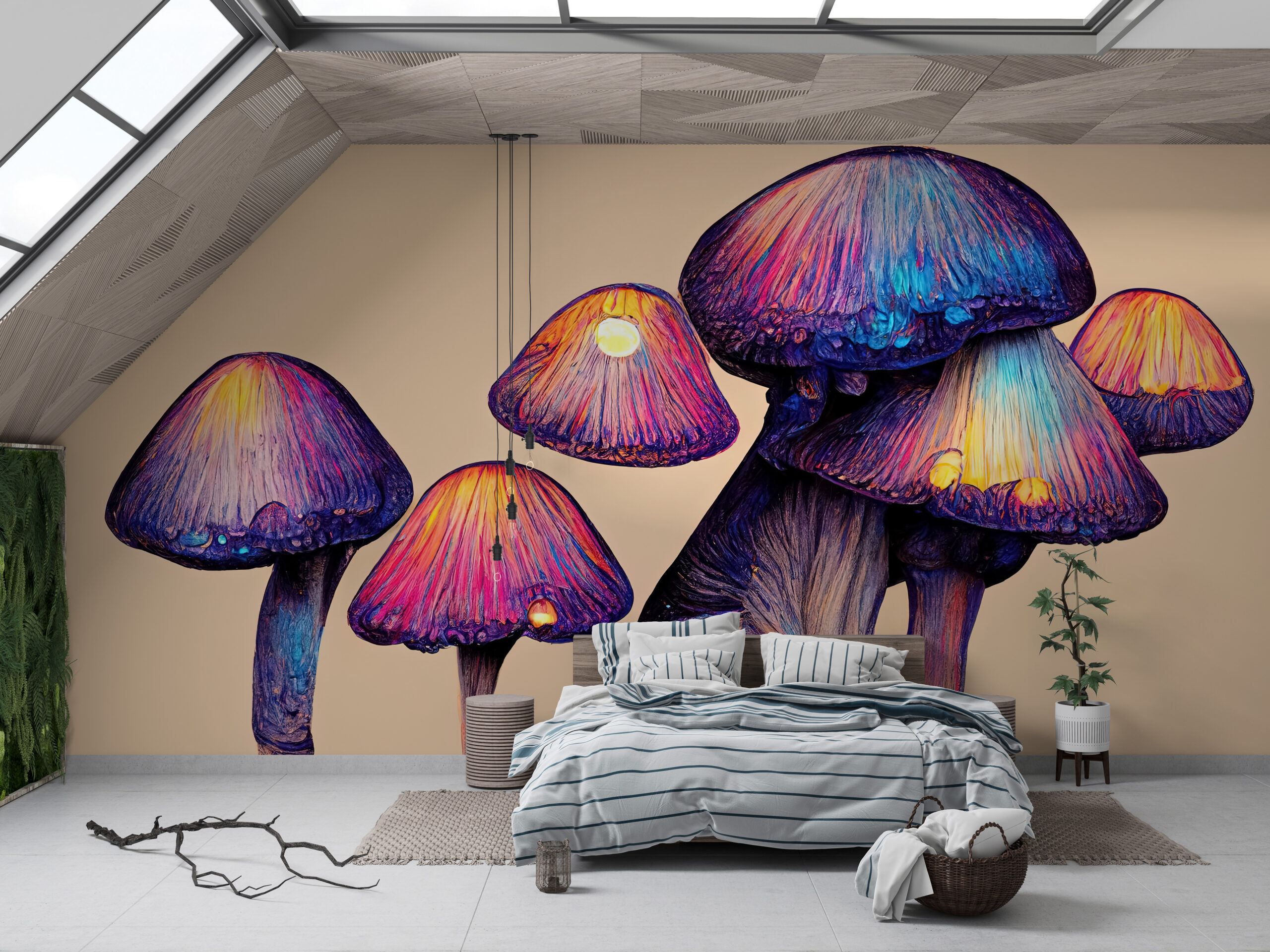 Mural Galaxy Ciuperci