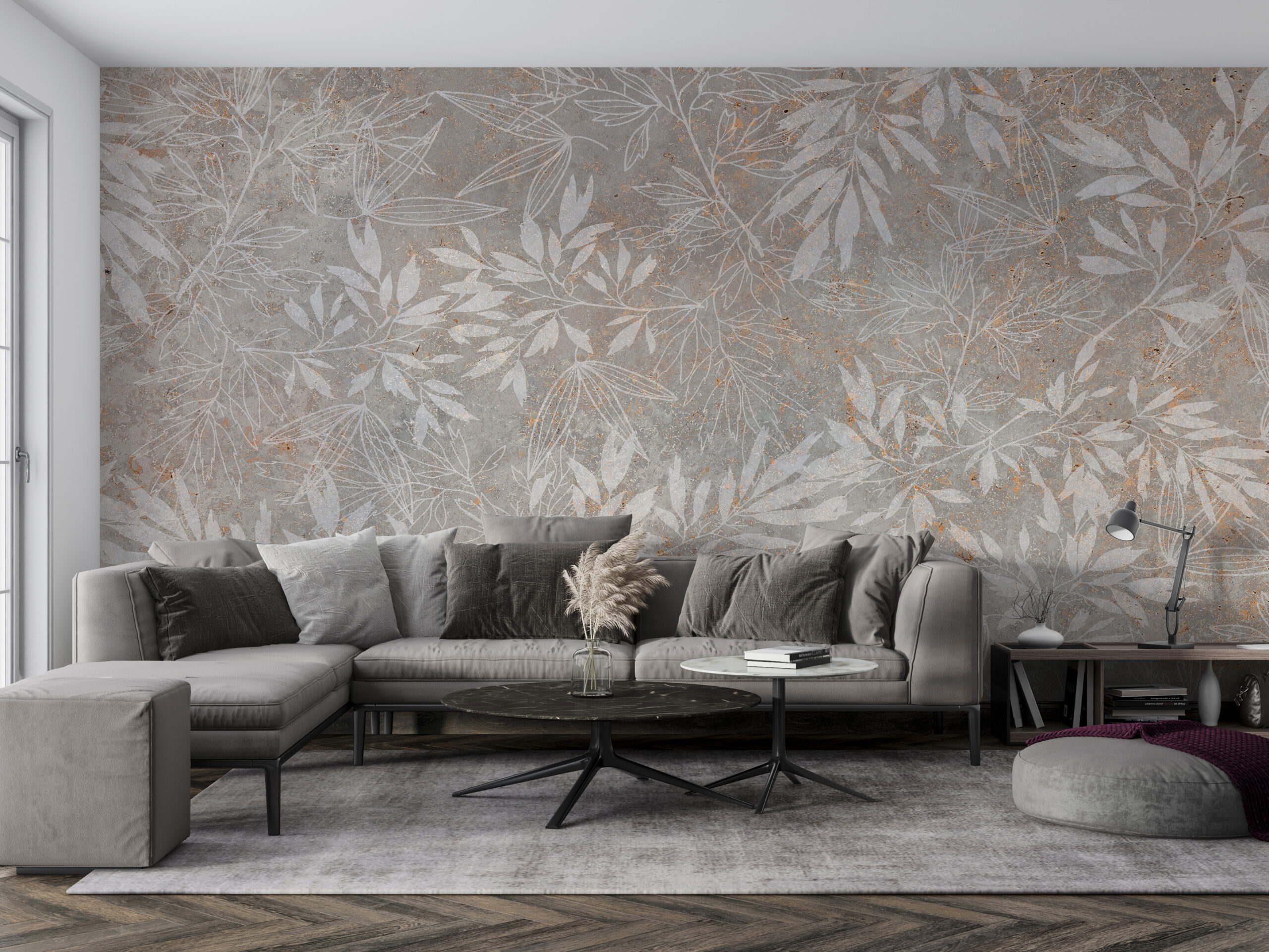 Mural de frunze delicate