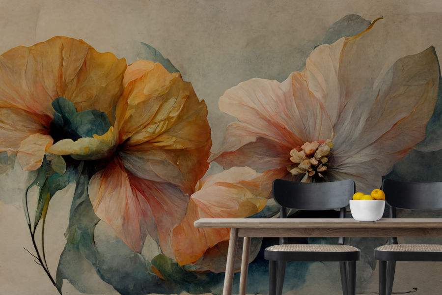 Wall mural Val floral
