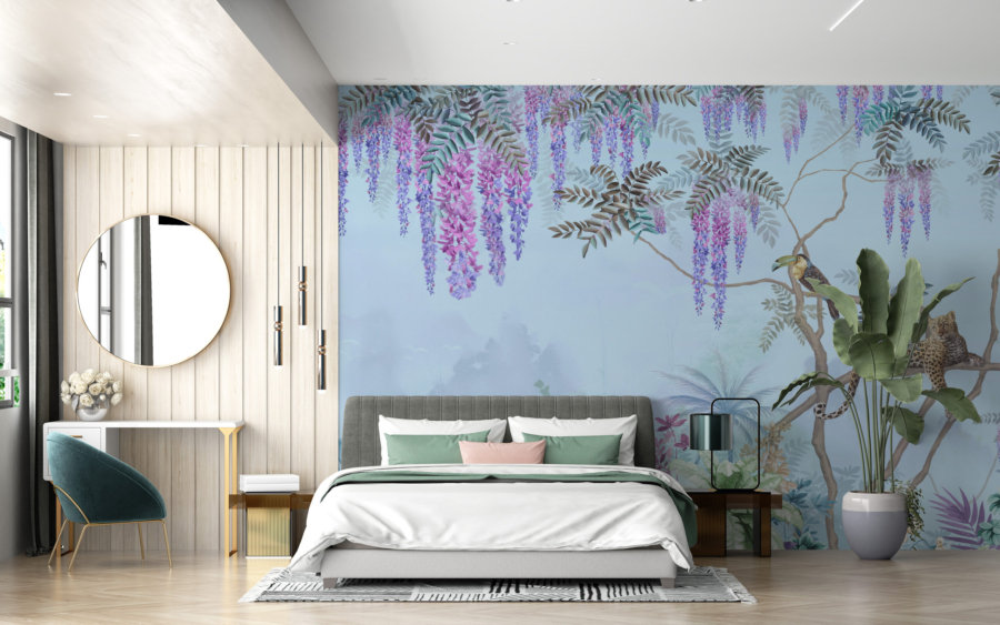 Pastel Jungle tapet