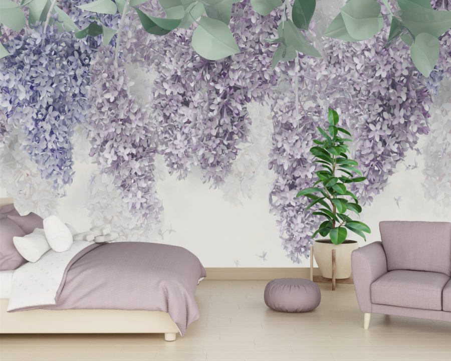 Wall mural agățat Lilac