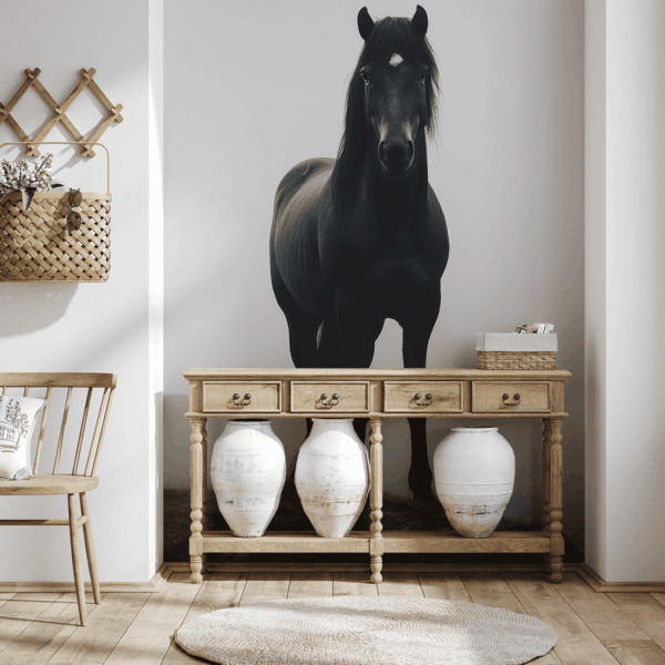 Picturi murale Calul Negru
