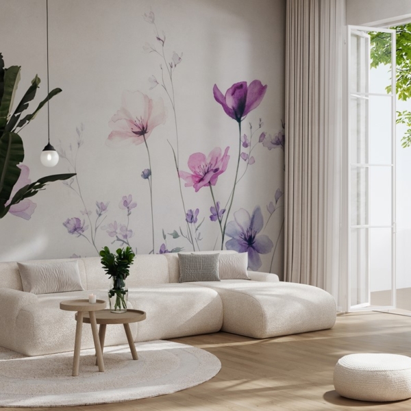 Picturi murale Șoptitorii Câmpului Purpuriu