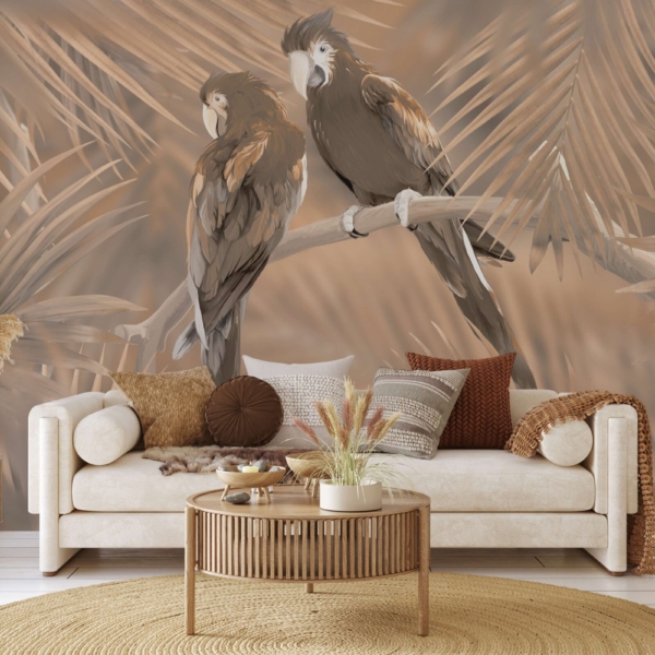 Picturi murale Întâlnire exotică