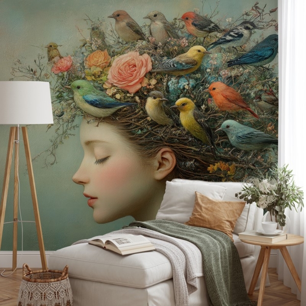 Picturi murale Cercul păsărilor