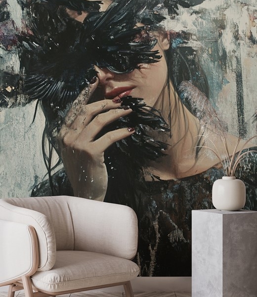 Picturi murale Aripi Negre ale Misterului