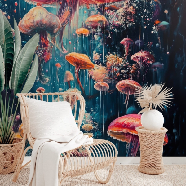 Picturi murale Strălucire de ciuperci