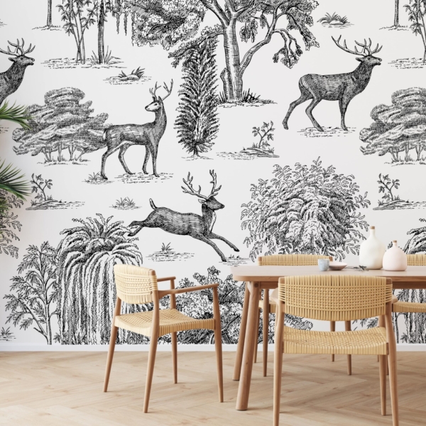 Picturi murale Eleganța Pădurii