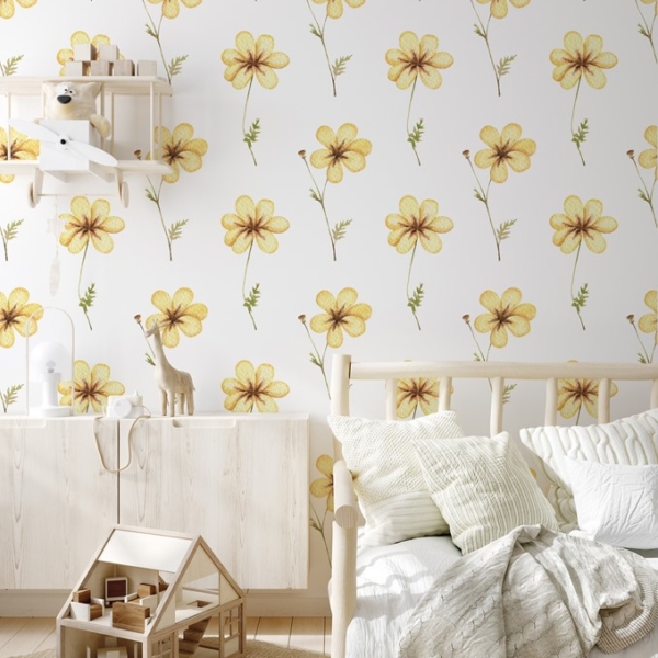 Picturi murale Flori galbene