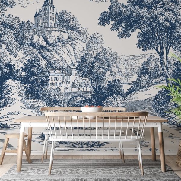 Picturi murale Peisaj în albastru