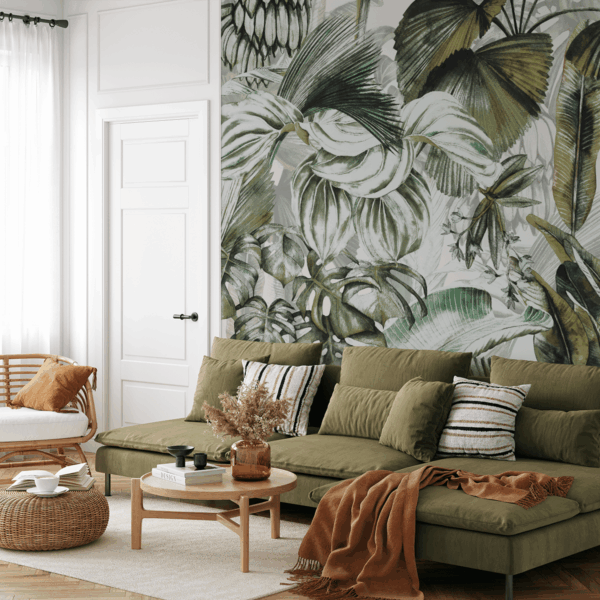 Picturi murale Interlacing verde