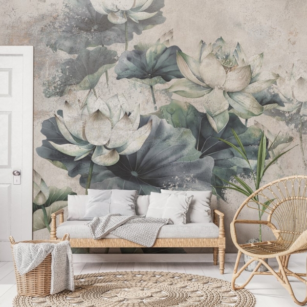 Picturi murale Nuferi