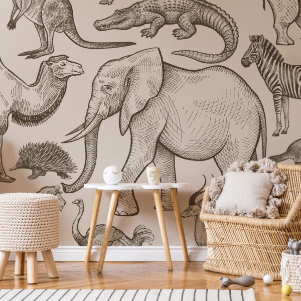 Picturi murale Linii exotice