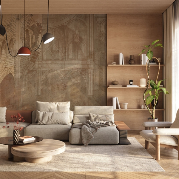 Picturi murale Schiță a goticului