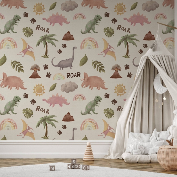 Picturi murale Teren Jurasic