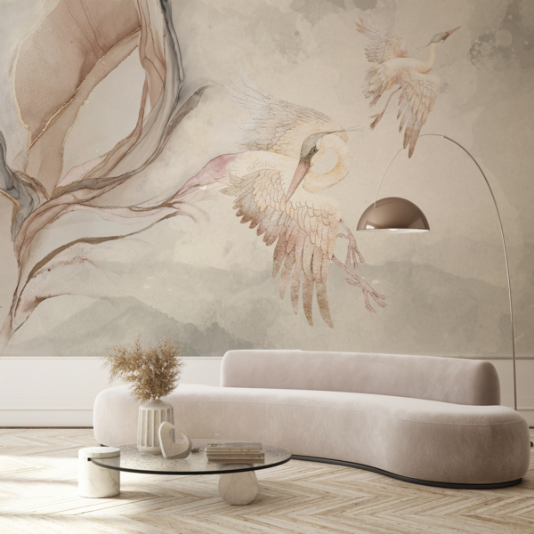 Picturi murale Păsări romantice