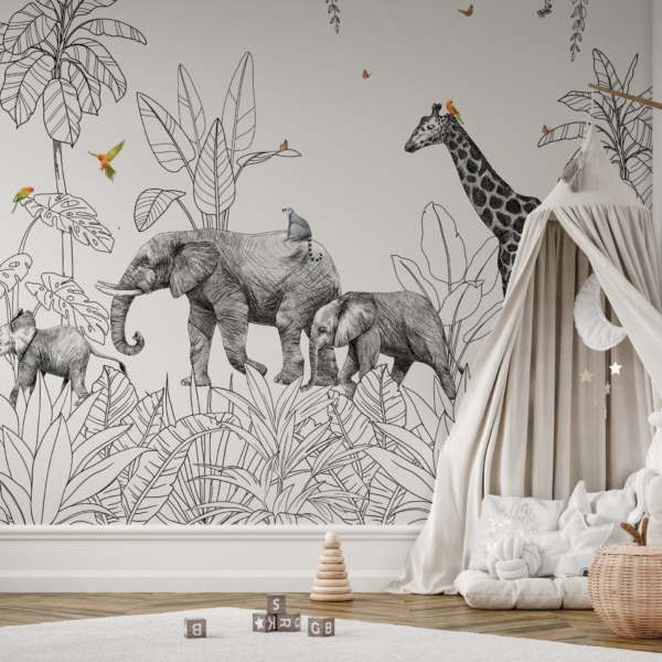 Picturi murale Armonie în Junglă