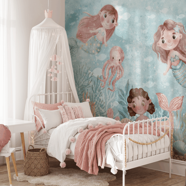 Picturi murale Sirenele din Laguna de Corali