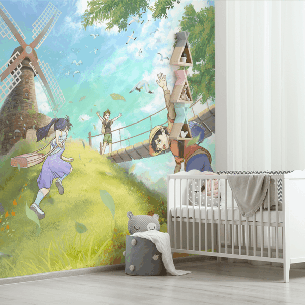 Picturi murale Copilăria în vânt