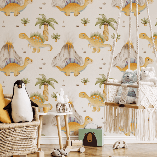 Picturi murale Dinozauri din Țara Vulcanilor