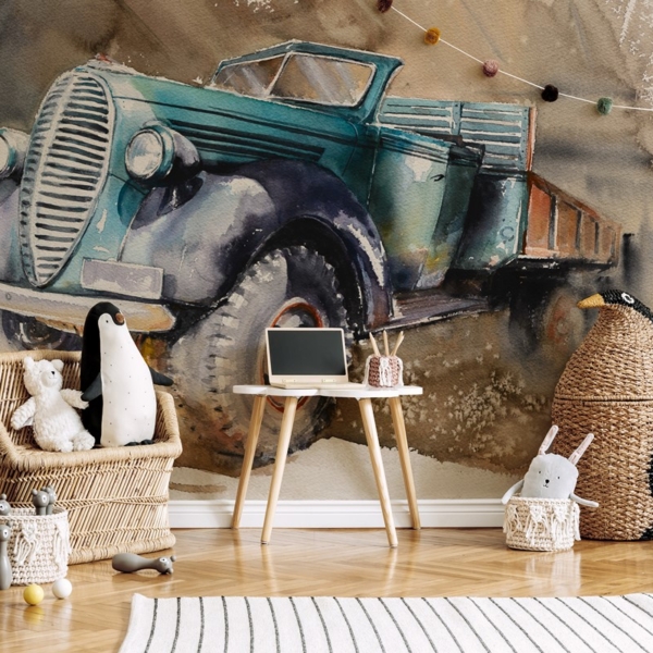 Picturi murale Mașină veche la fermă