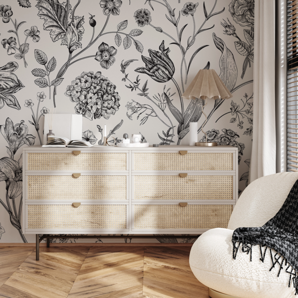 Picturi murale Eleganță botanică clasică