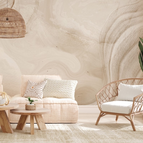 Picturi murale Abstracție bej