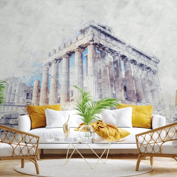 Picturi murale Acropola pictată