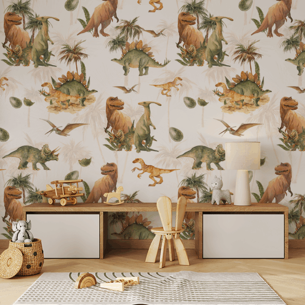 Picturi murale Dinozaurii din junglă