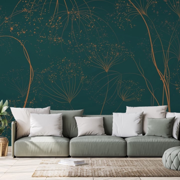 Picturi murale Copra pe un fundal verde