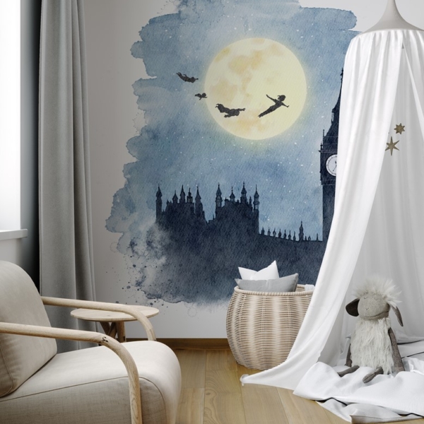 Picturi murale Londra de basm cu Peter Pan