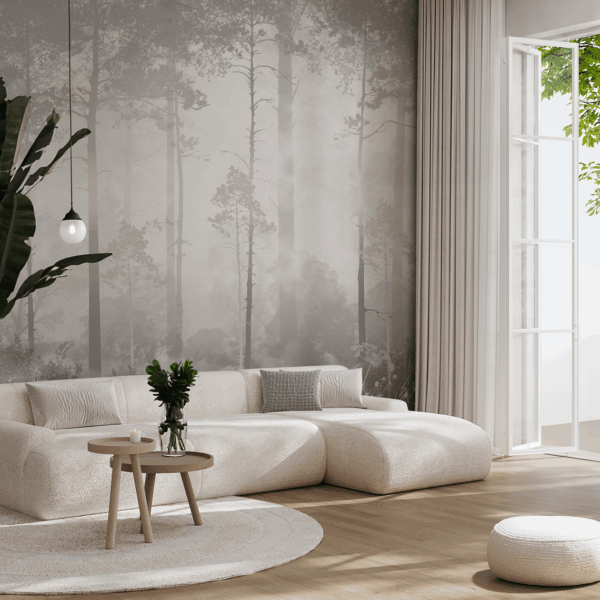 Picturi murale Tăcerea ceață