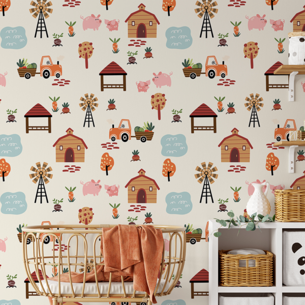 Picturi murale Fermă fermecătoare