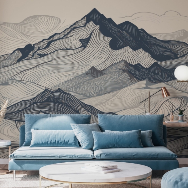 Picturi murale Ritmul Munților