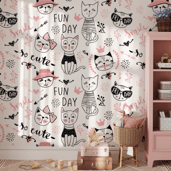 Picturi murale Lumea bucuriei pisicii