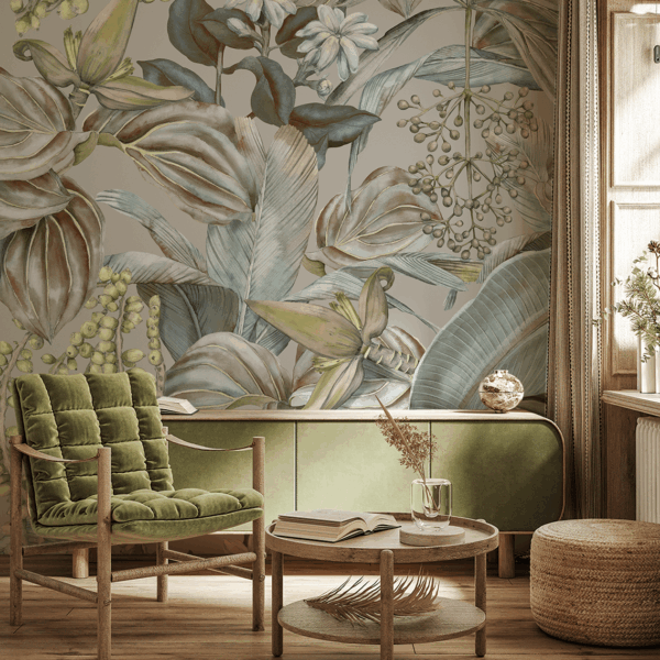 Picturi murale Armonie gri-albastră