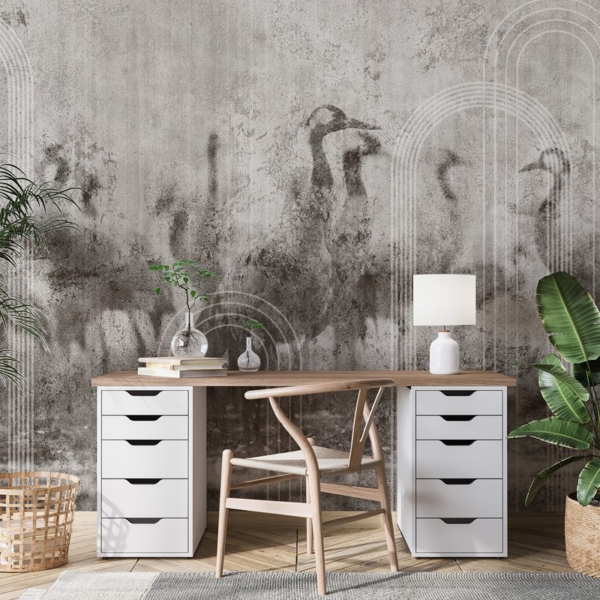 Picturi murale Macarale pe beton