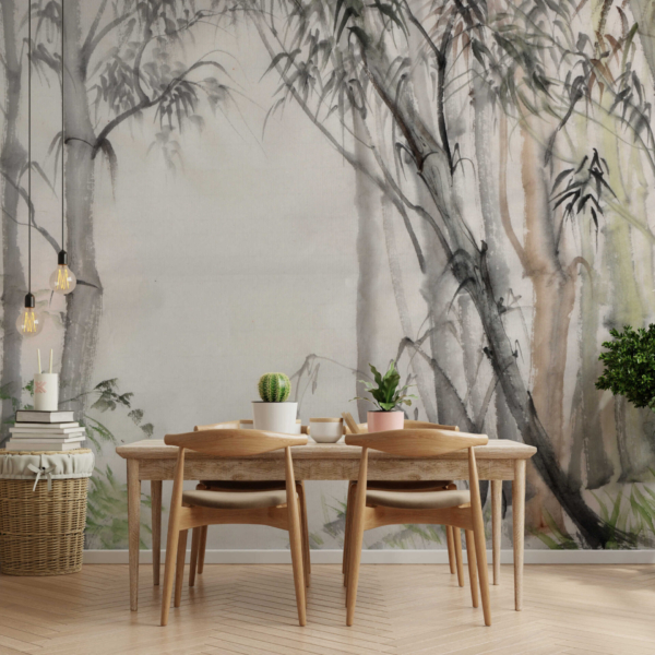 Picturi murale Respirația Pădurii din Est