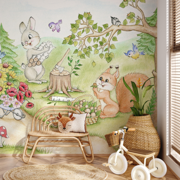 Picturi murale Pădurea Fericită