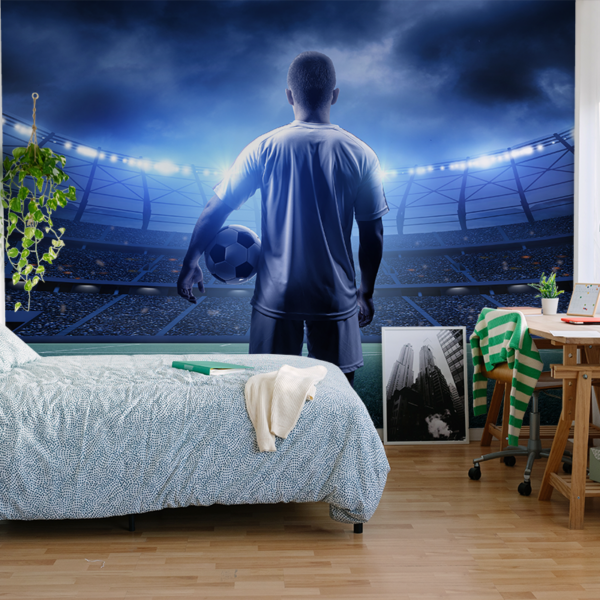 Fototapet Fotbalist pe stadion