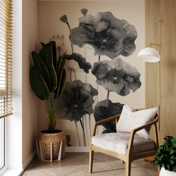 Fototapet Buchet de flori închise la culoare