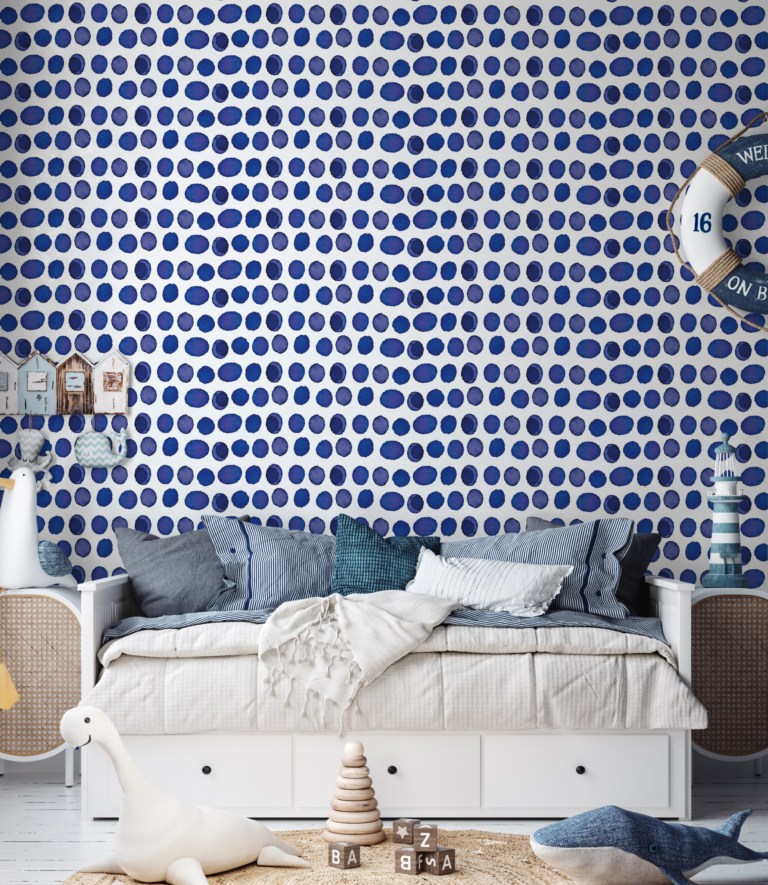 Fototapet Buline bleumarin