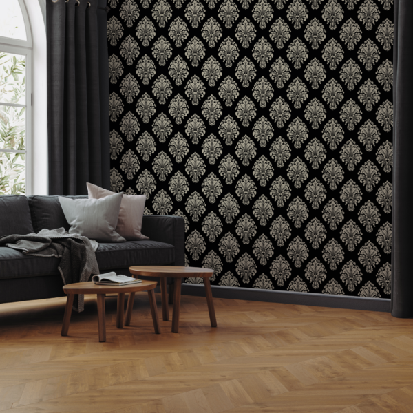 Fototapet Baroc negru