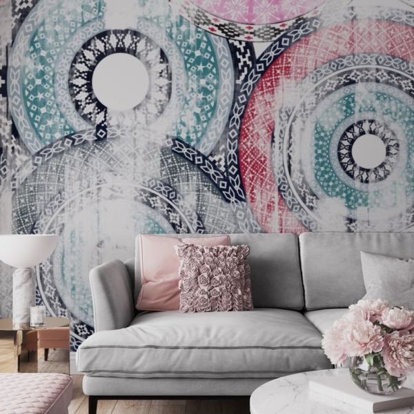 Fototapet Model patchwork
