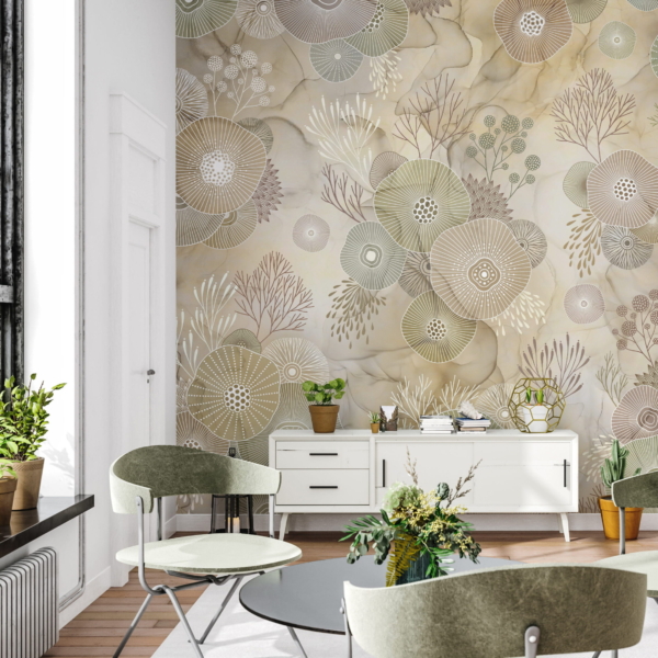 Fototapet Ornamente botanice